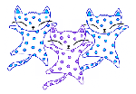 水玉模様の猫・キャラクター